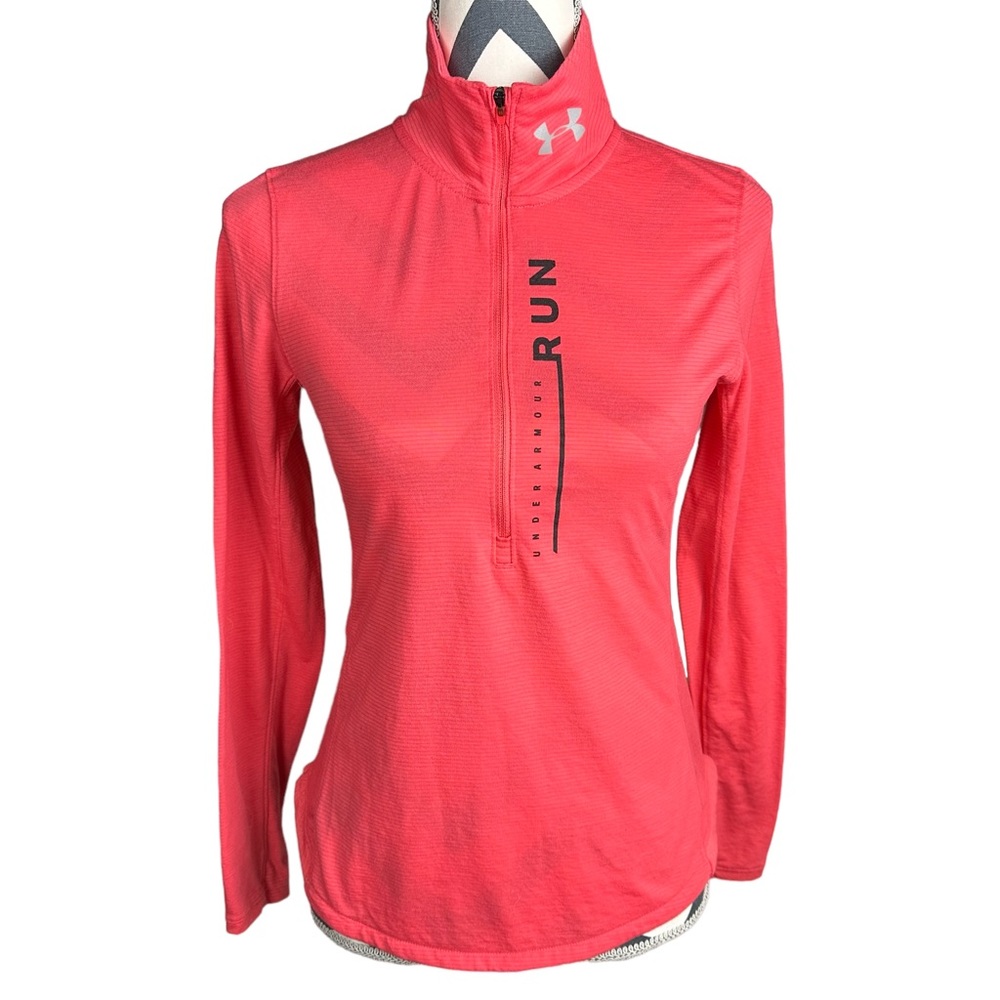 UNDER ARMOUR Women's UA Streaker Sweep 1/2 Zip Long Sleeve Running Shirt Size XS